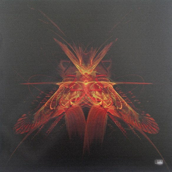 Mother of Moths - Artist Lianne Todd Digital Art printed on metal, single edition 12x12" SOLD