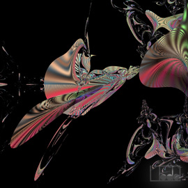 A thumbnail of the raw generated fractal - just to illustrate part of the process. 