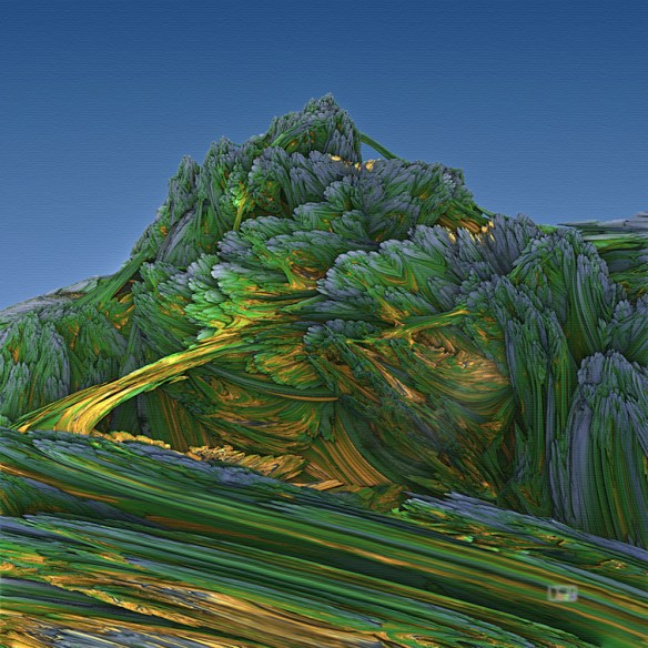 Fractal landscape, natural bridges